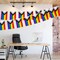 G128 LGBT Progress Rainbow Pride Bunting Banner | Flag 8.2 x 5.5 Inch, Full String 33 Feet | Printed 150D Polyester, Decorations For Bar, School, Festival Events Celebration